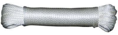 T.W Evans Cordage 44-030 3/32-Inch Solid Braid Nylon Rope 50-Feet Hank, White 