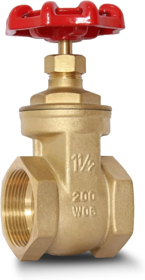 Heavy-Duty Brass NPT Gate Valve for Industrial Applications - Image 3 of 4