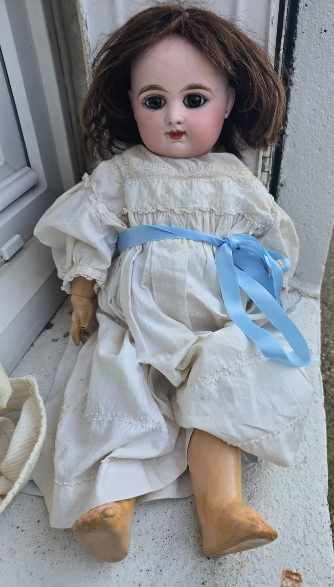 ANCIENNE POUPÉE JUMEAU DEP BOUCHE FERMÉE TAILLE 9 XIXEME