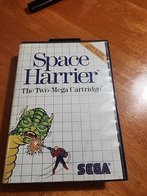 Space Harrier (Sega Master System SMS, 1986) *Game W/Box 