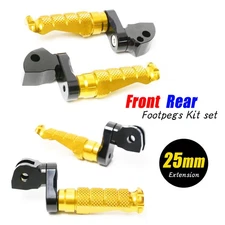 1 inch Extended Front Rear Footrests R-FIGHT For Z800 13 14 15 16