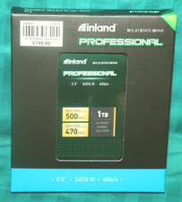 Inland Professional 1TB SSD 2.5" SATA III 6Gb/s - NEW Factory Sealed