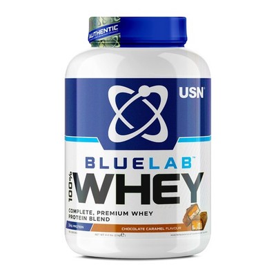 USN Blue Lab Whey Protein Pulver: 58 Portionen (1er Pack), Caramel Chocolate 
