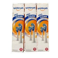 3 Packs Arm  Hammer Spinbrush Pro Clean Medium Replacement Brush Heads New