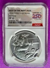 1916-2026 250th Mercury Companion Silver Medal Best of the Mint NGC SP70 (007)