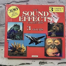 Sound Effects Collection 300 Fun Three Disc Set CD Sports Horror Nature More