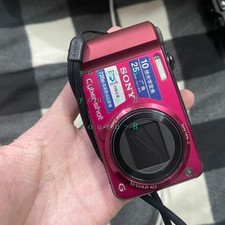 Sony Cyber-shot DSC-H70 16.1MP 10x Optical Zoom Digital Camera - Red