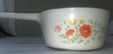 Vintage Corning Ware  RARE Wildflower pattern 2.5 Quart Rangetopper Saucepan