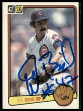 1983 Donruss #48 Doug Bird -Hand Signed Autograph