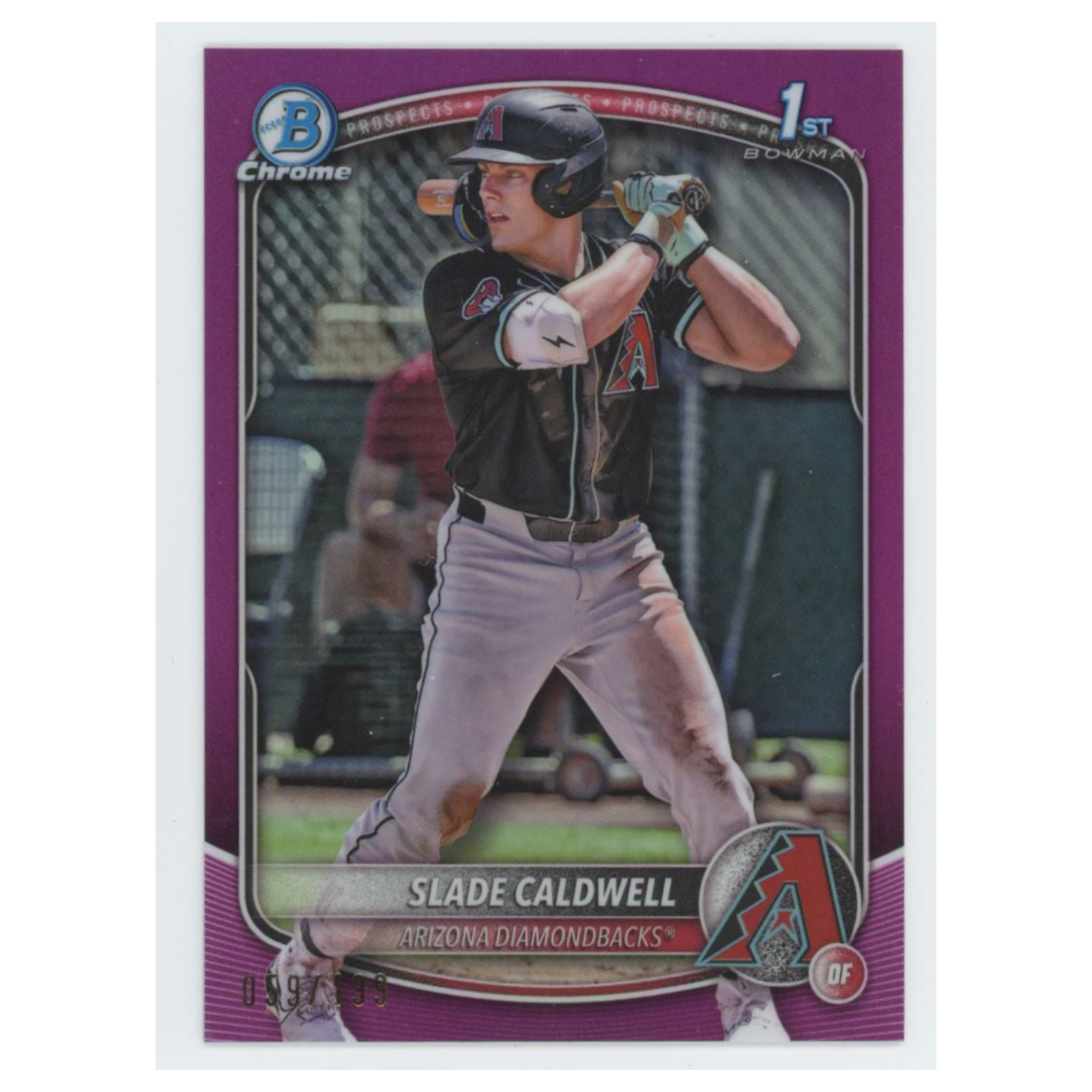 Slade Caldwell /199 2025 Bowman Chrome - 1st Bowman Fuchsia