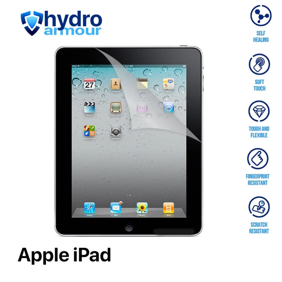 High Definition Clear Hydrogel Screen Protector for Apple iPad Pro Air Mini 1 2  - Image 4 of 4