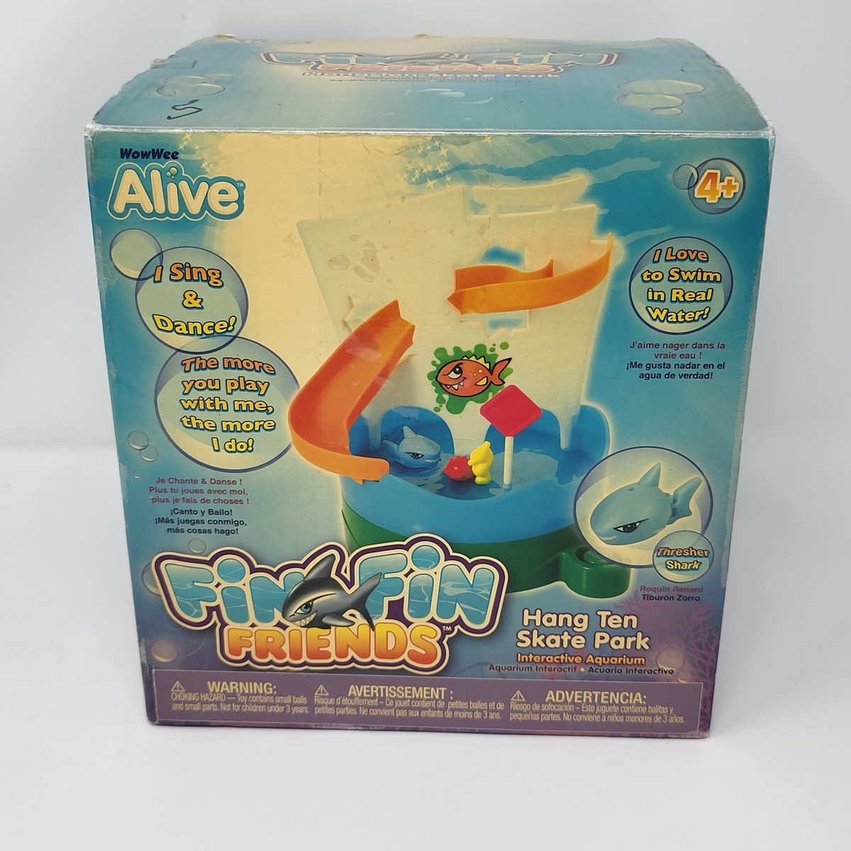 WowWee Alive Fin Fin Friends Hang Ten Skate Park | eBay