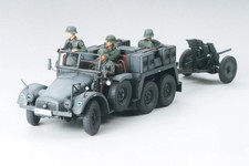 Tamiya 1:35 Krupp Towing Truck with 37mm Pak Military Scale Model Kit 35259