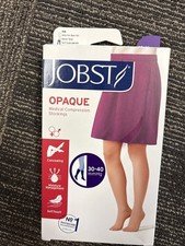 Jobst Opaque Knee High 30-40 mmHg Open Toe Size Medium Petite 115639 NEW