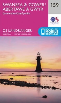 Swansea & Gower, Carmarthen (Map) OS Landranger Map