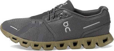NEW On Men's Cloud 5 Sneakers Grey Green 10 Medium US