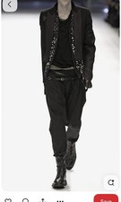 Dior Homme 07AW Smoking Reverse Cropped Tailcoat Blazer
