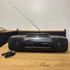 Panasonic RX-FT550 XBS Double Cassette Portable Radio Boombox Working *Read*