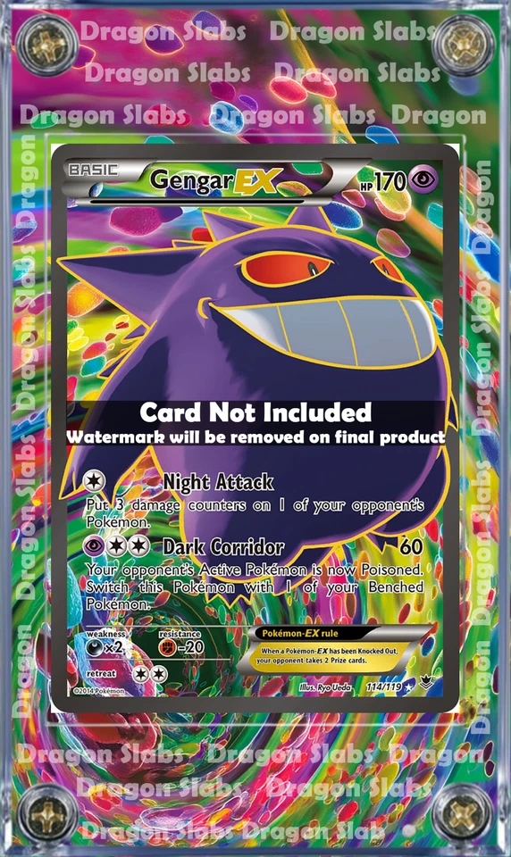 Pokemon Gengar EX 114/119 Phantom Forces Custom Case Slab - Image 2 of 4