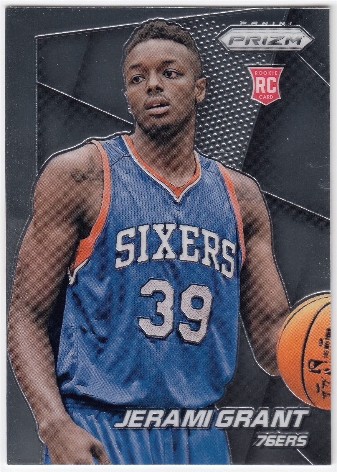 2014-15 Panini Prizm JERAMI GRANT #282 Philadelphia 76ers Sixers RC Rookie