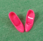 Vintage Barbie Clothes - MOD Era Barbie Hot Pink Japan Closed Toe Shoes
