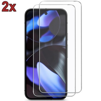 2x 9H Panzerfolie Glas für Google Handy Displayschutz Anti-Kratzer Full Cover