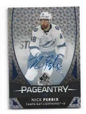23-24 SP Authentic Pageantry Auto Nick Perbix P-48