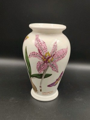 Vtg Portmeirion Botanic Garden Meadow Saffron Porcelain Vase