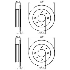 Disque de frein Hyundai ATOS