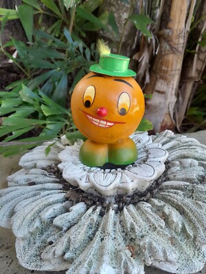 Vintage Candy Container Ornament, German Paper Maché Candy Box Angels