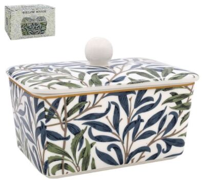 WILLIAM MORRIS WILLOW BOUGH BUTTERDOSE MIT DECKEL OFFIZIELL NEU & VERPACKT LP