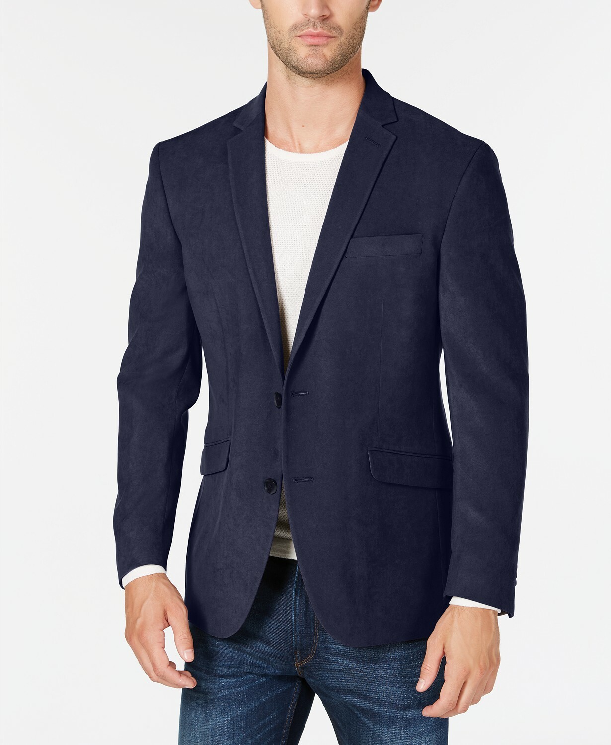 Мужская приталенная спортивная куртка Ultrasuede от Kenneth Cole Reaction размер 44L цена за 295 долларов США 15090₽