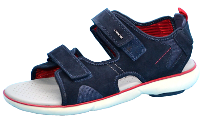Geox Blue Off White Sole Italian Patent Men display picture 1