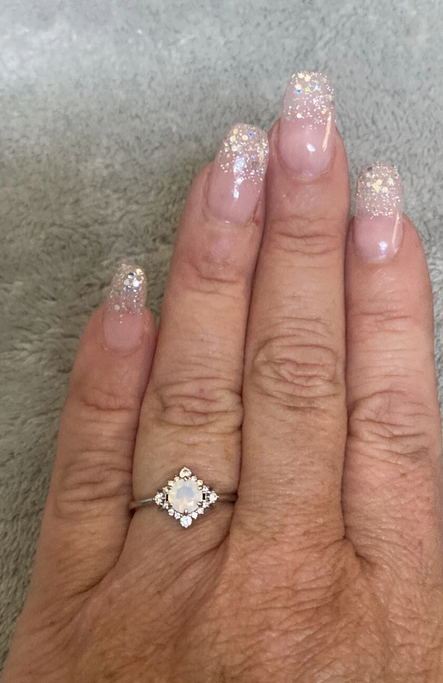 Anillo Turmalina Ópalo Joyas Fragantes Talla 8 Foto 2 de 4