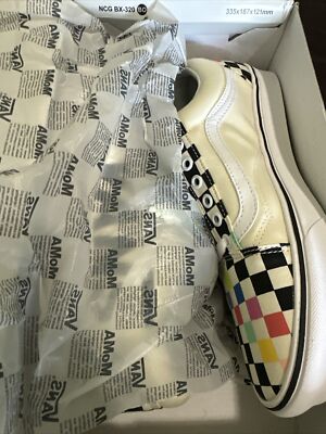 Size 10- VANS ComfyCush Old Skool x MoMA Colorful Checkerboard 2020