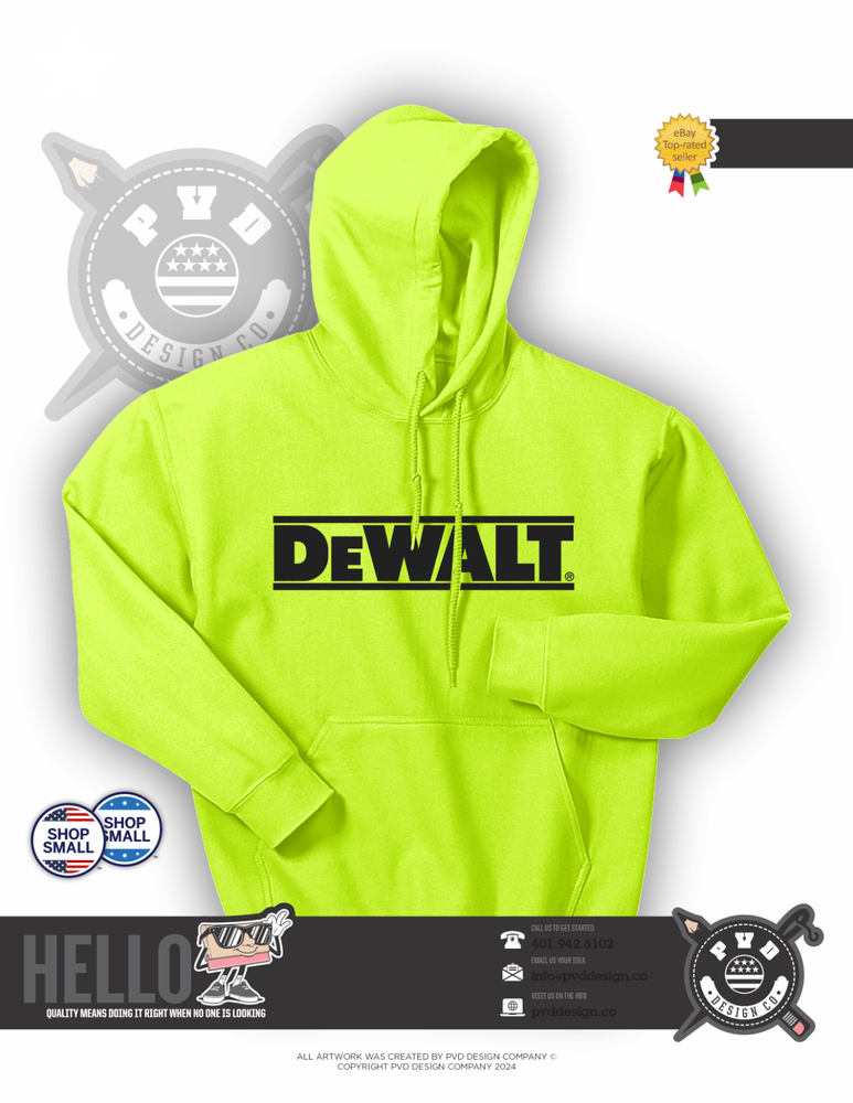 DeWalt Pullover Hoodie | DeWalt Hooded Sweatshirt | DEWALT | TOOLS | USA