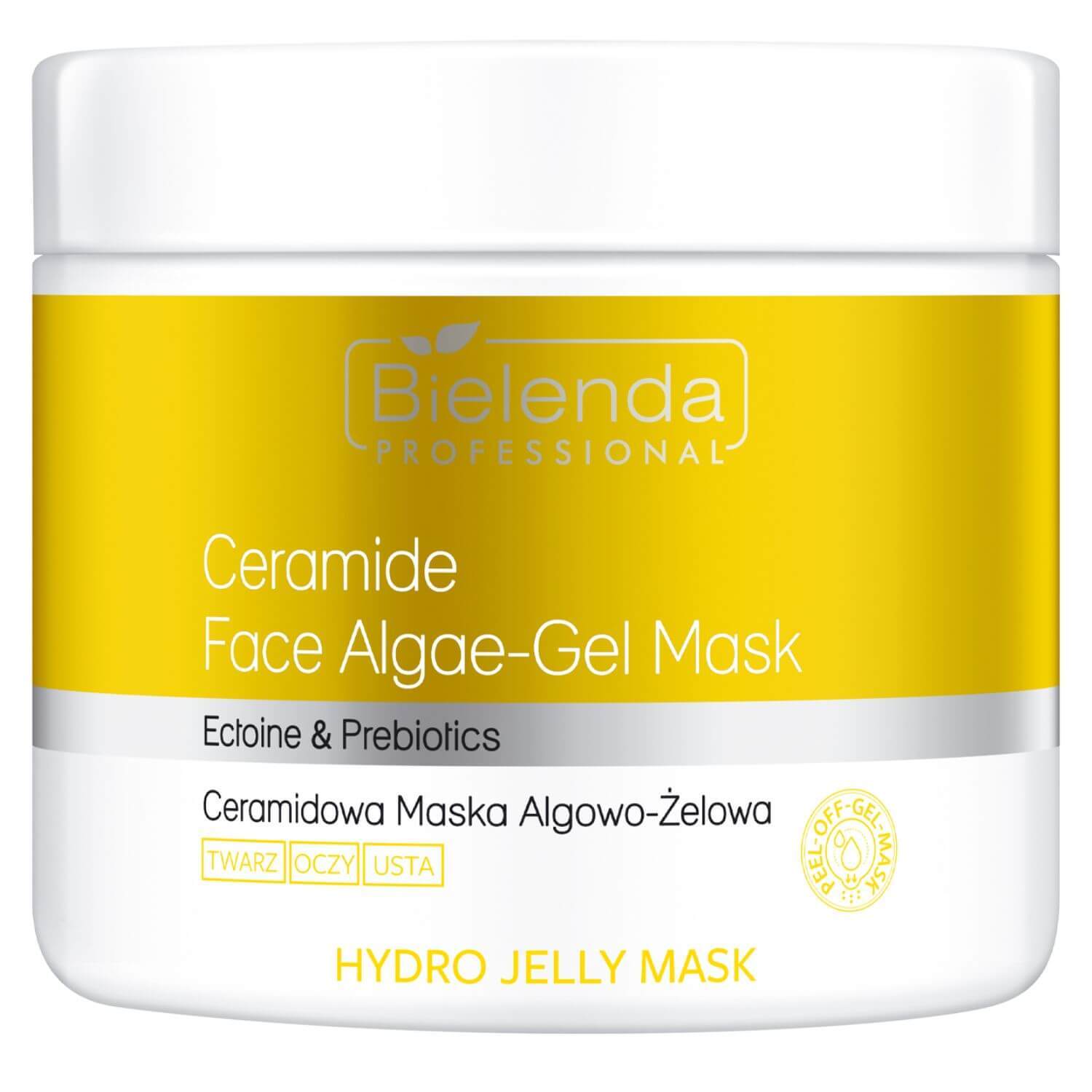 Bielenda Professional Hydro Jelly Face Algae Gel Mask Ceramides Prebiotics 190g