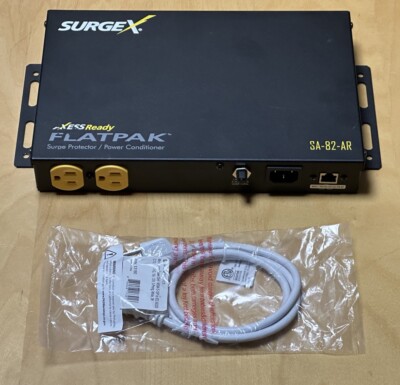 SA-82-AR Series Mode SurgeX Remote FLATPAK SURGE PROTECTOR Power Conditioner