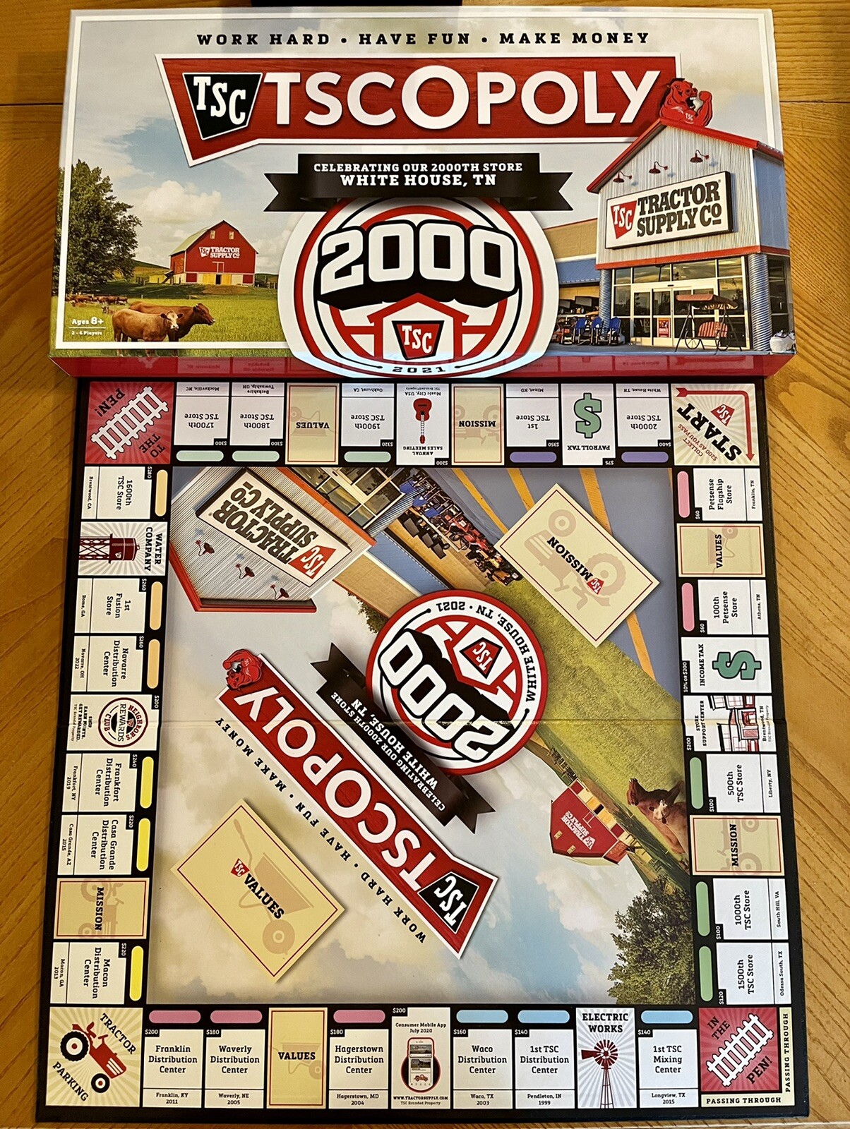 Monopoly Limited Edition Tractor Supply Monopoly 2021 Rare TSCopoly | eBay