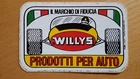Sticker sticker WILLYS car products cm 10 x 6.5 approx