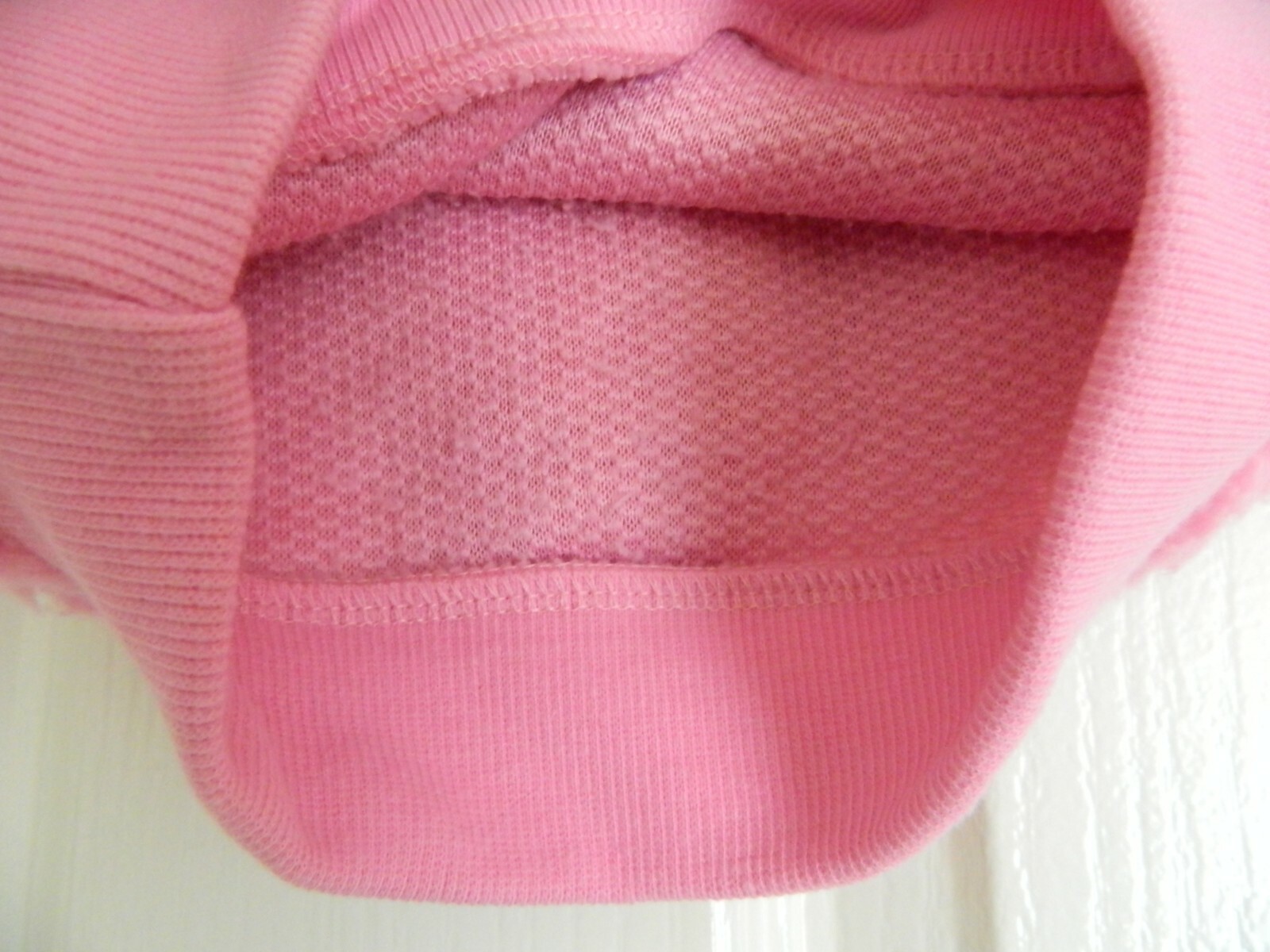 NEW BABY GIRL JUMPER MANGO Pink Plush Fluffy Long Sleeve Kitten Face Size 0 image 5