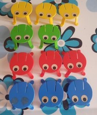 Plasto Finland vintage coloured game pieces