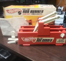  Vintage Hot Wheels Dual-Lane Rod Runner Hand Shift Complete Box Instruction 196