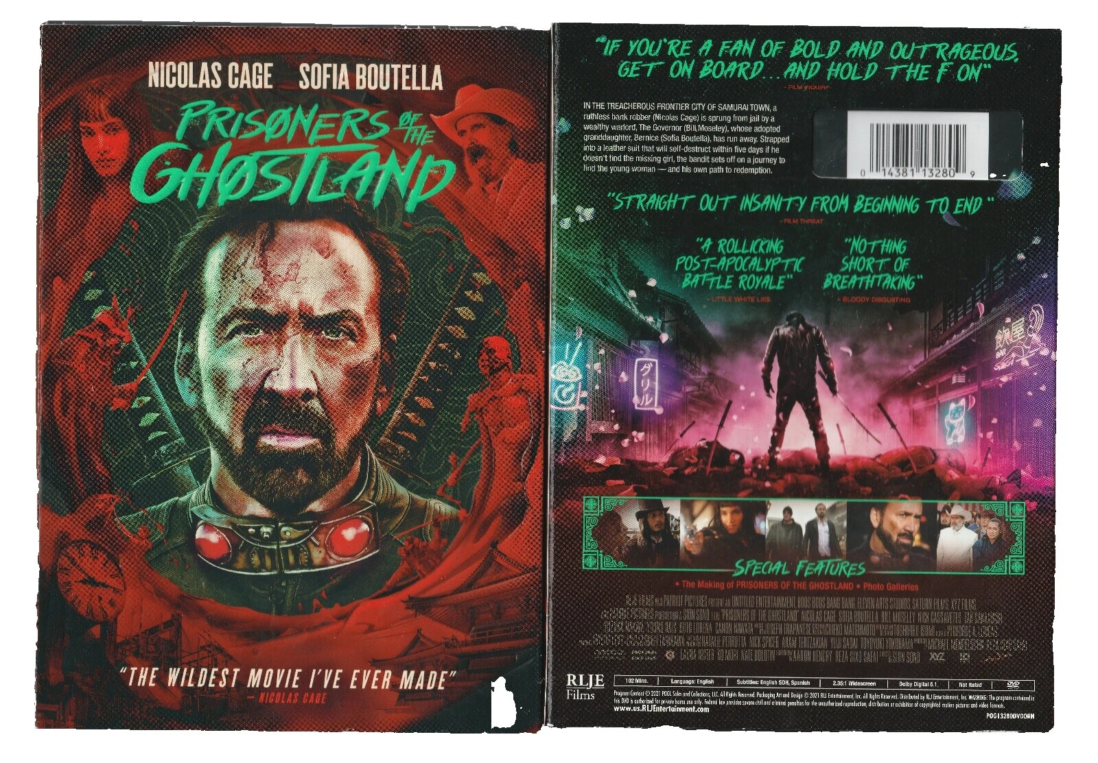 Nicolas Cage DVDs & Blu-ray Discs