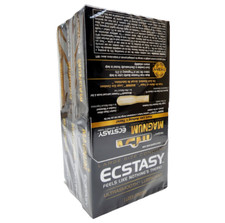 Trojan Magnum Ecstasy Large Size Condom 6Box of 3 Pieces Each Total 18ct 