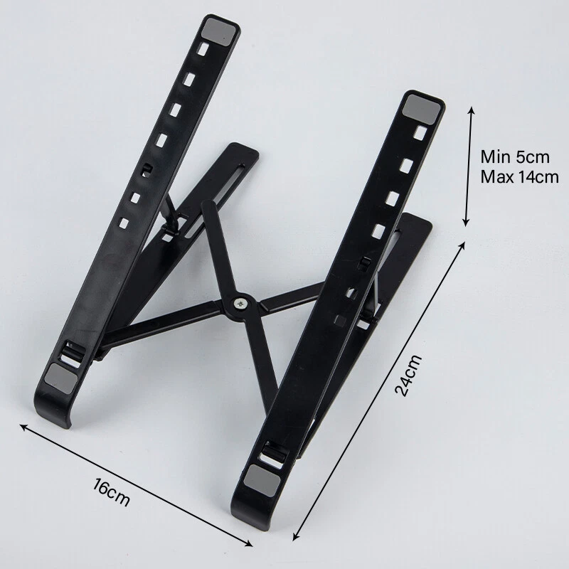 Laptop Stand Portable Notebook Holder Adjustable Foldable Ventilated Tablet:;h