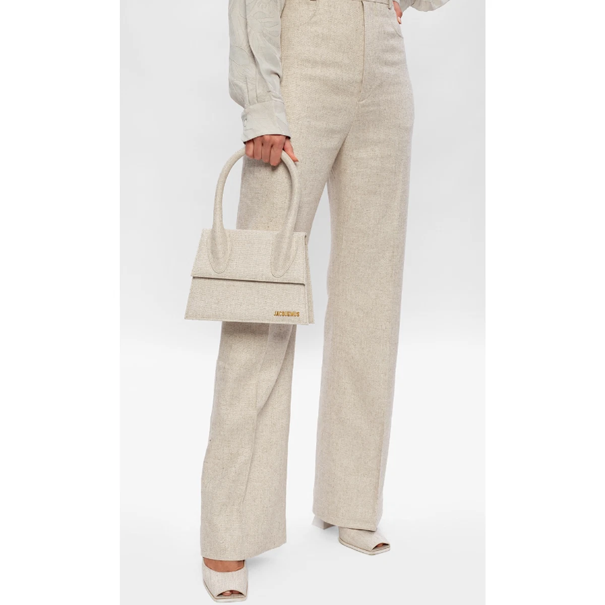 1000 Jacquemus Le grand Chiquito Bag Purse Linen Crossbody Tote