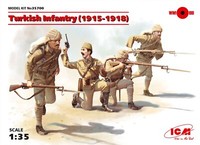 Turkich Infantry (1915-1918) (4 Zahlen) (100% New Formen ) 1:3 5 Plastic Modell