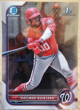 2022 Bowman Roismar Quintana Chrome 1st Prospect #BCP-83 Washington Nationals