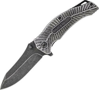 Smith & Wesson S&W SW116 Linerlock Stone Washed Flipper NEW